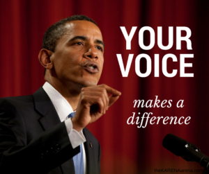 Your voice makes a difference